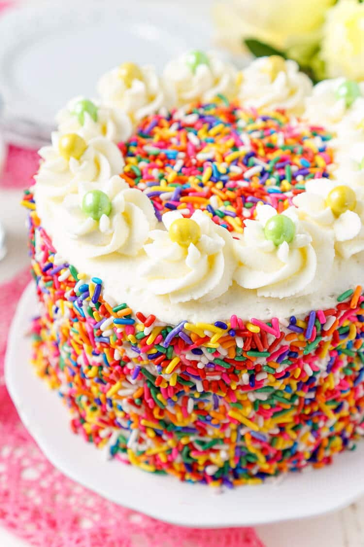 Recipe Birthday Cake
 Funfetti Birthday Cake Sugar & Soul