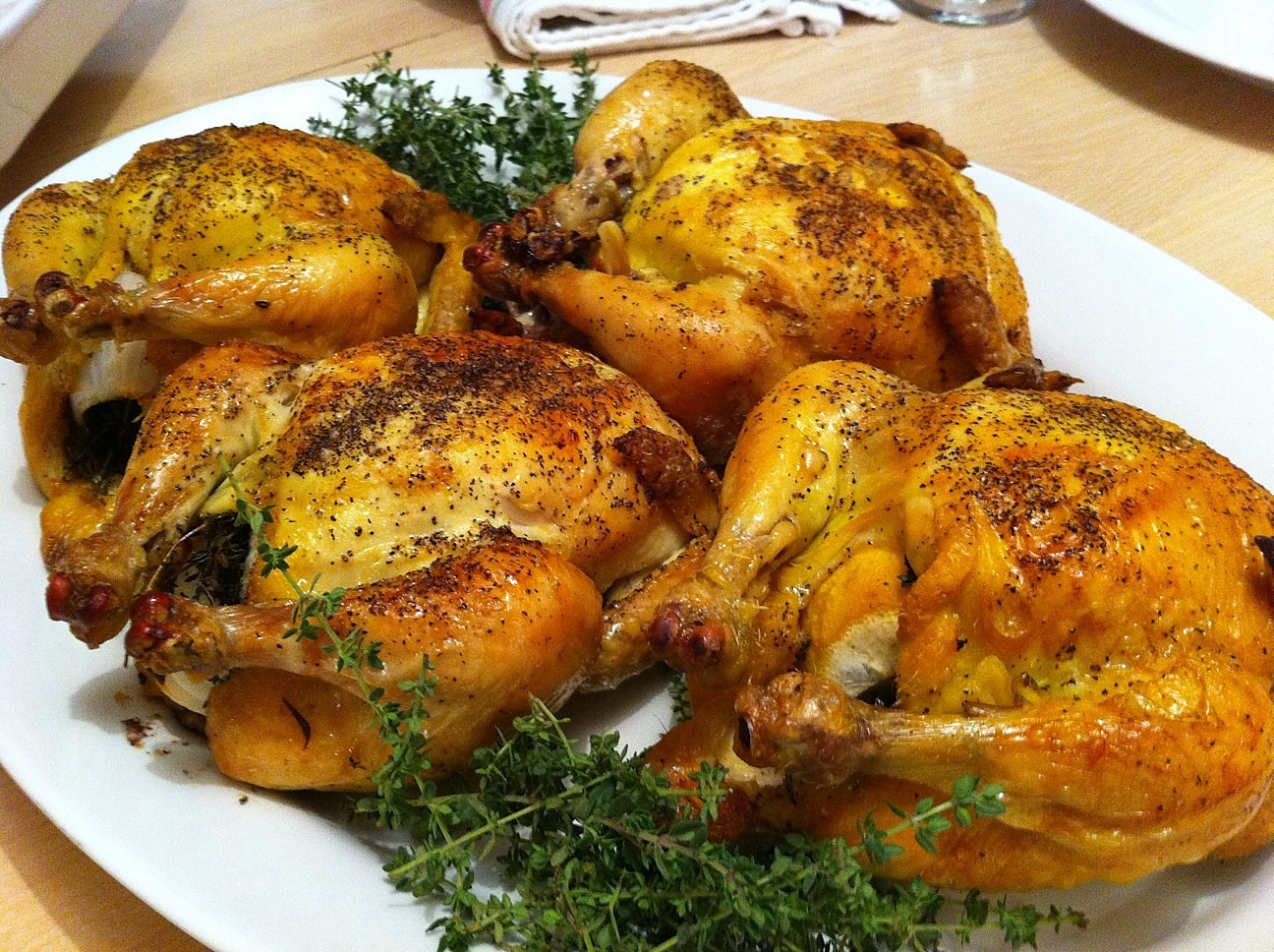 Recipe Cornish Game Hens
 Pat s Deep Fried Cornish Game Hens Recipe — Dishmaps