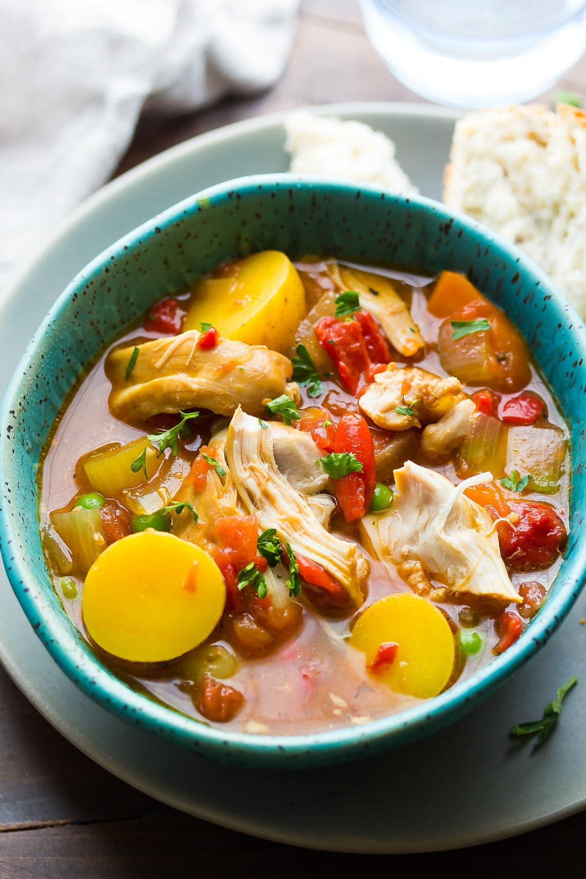 Recipe For Chicken Stew With Vegetables
 Slow Cooker Spanish Chicken Stew