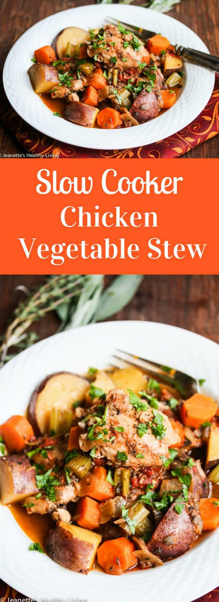 Recipe For Chicken Stew With Vegetables
 Slow Cooker Chicken Ve able Stew Recipe Jeanette s