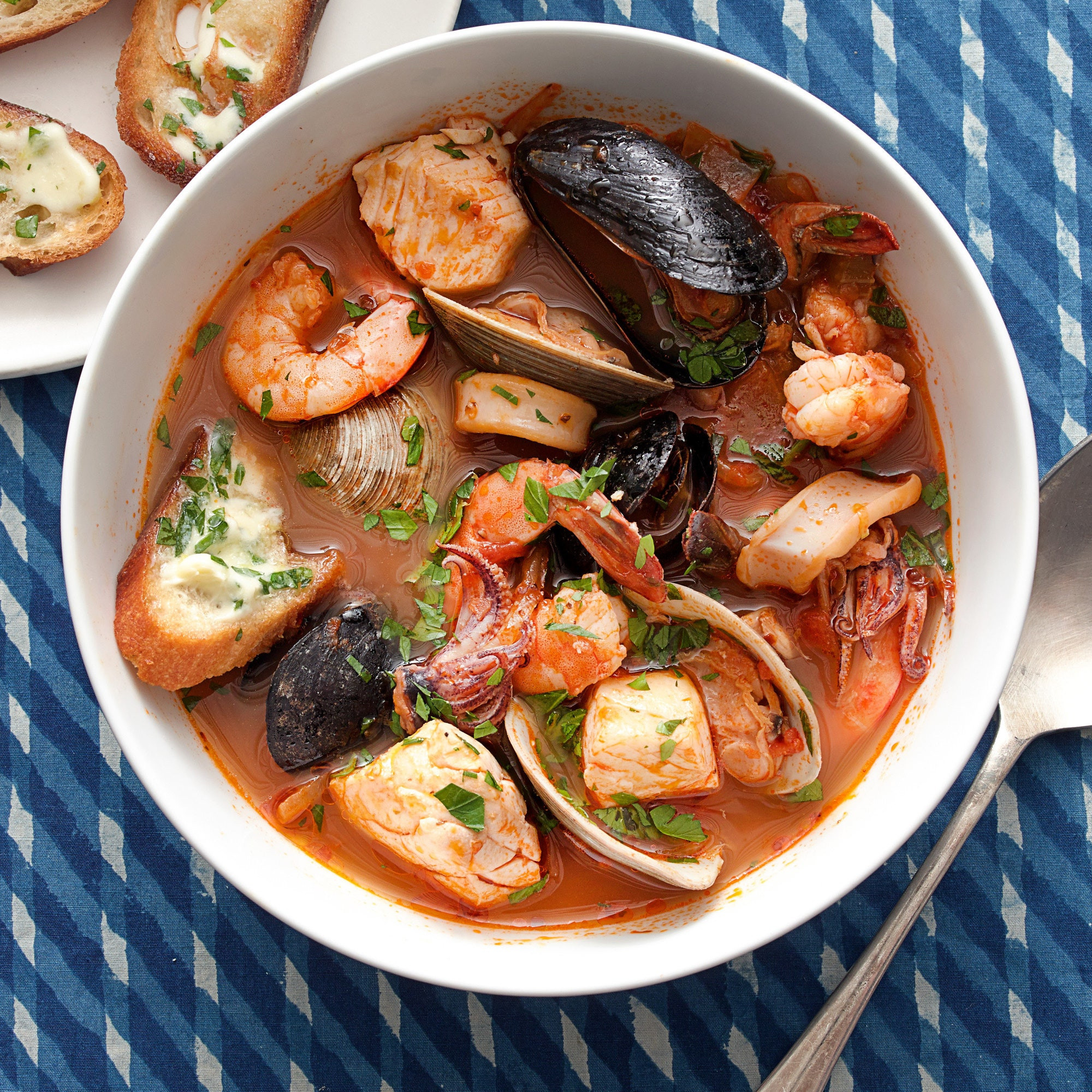 Recipe For Cioppino Seafood Stew
 Cioppino Seafood Stew with Gremolata Toasts recipe