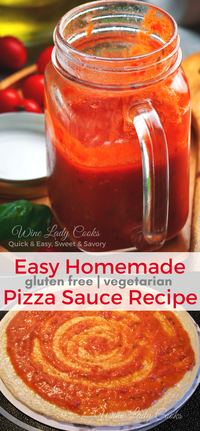 Recipe For Pizza Sauce
 Easy Homemade Pizza Sauce Recipe