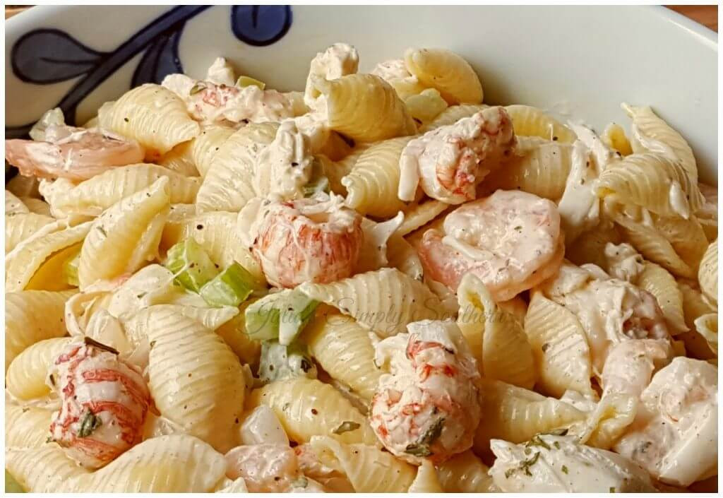 Recipe For Seafood Pasta Salad
 Cold Seafood Pasta Salad Recipe With Crabmeat And Shrimp