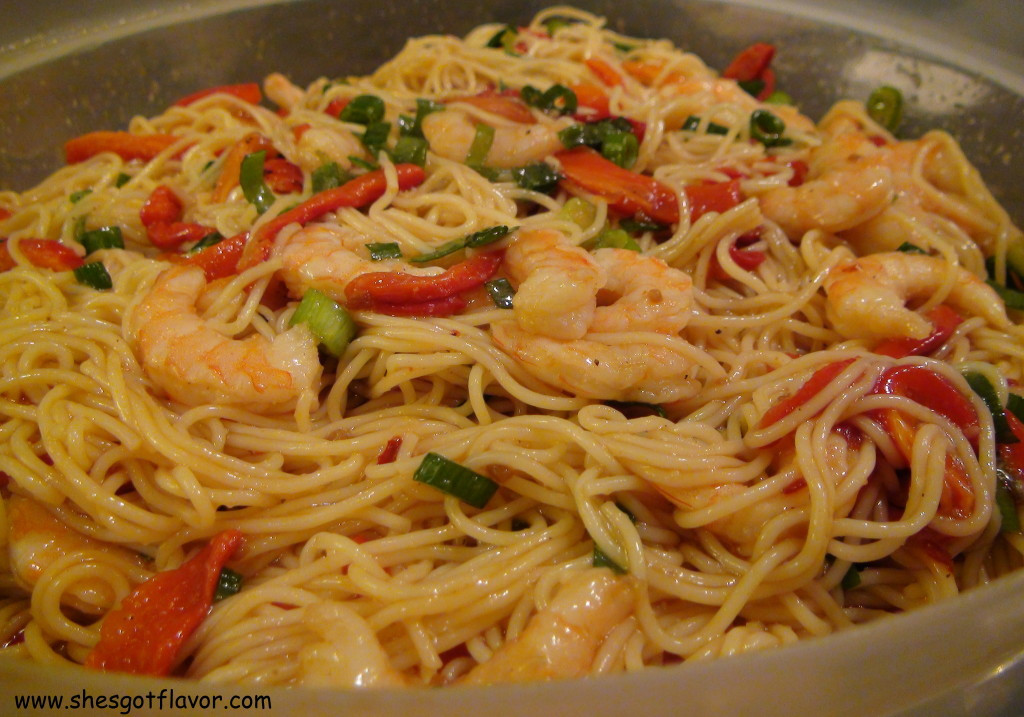Recipe For Seafood Pasta Salad
 Flavor Invoked Asian Shrimp Pasta Salad – She s Got Flavor