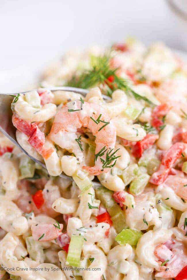 Recipe For Seafood Pasta Salad
 Shrimp Pasta Salad Spend With Pennies