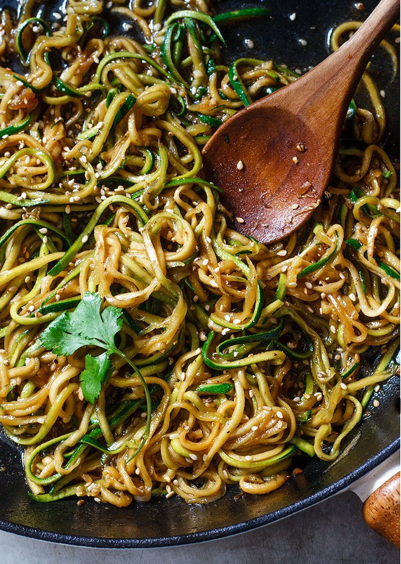 Recipe For Zucchini Noodles
 Teriyaki Zucchini Noodles Recipe — Eatwell101
