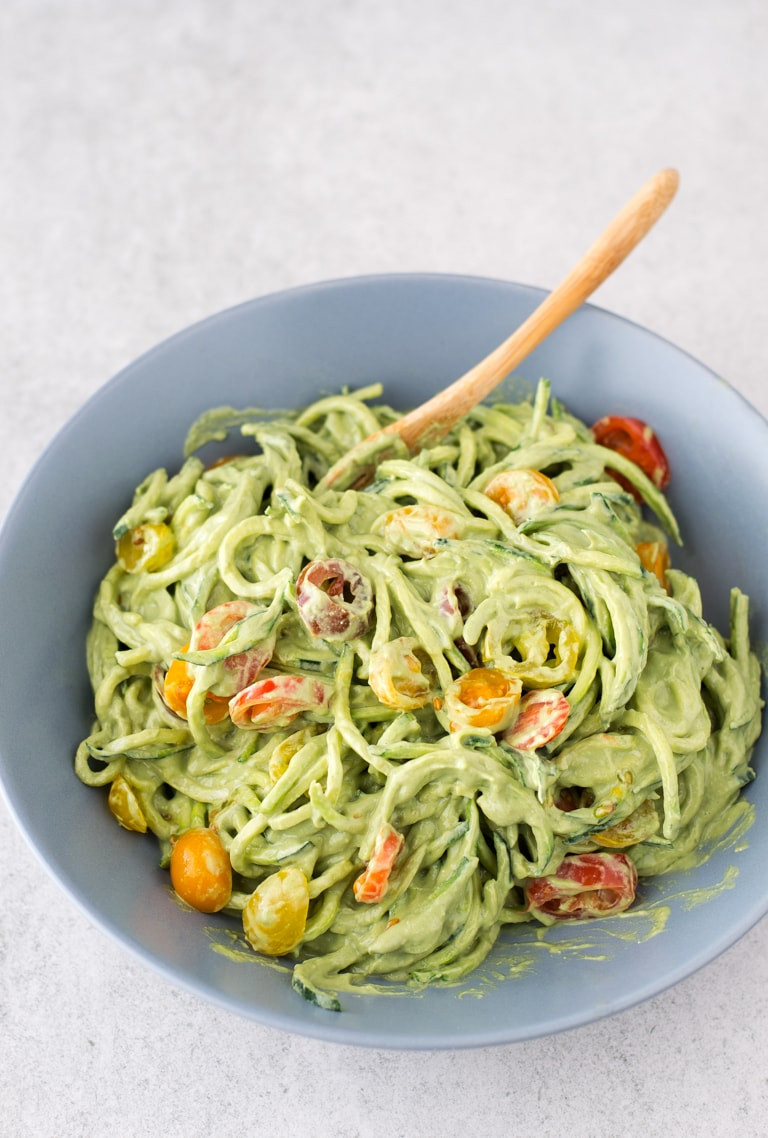 Recipe For Zucchini Noodles
 Zucchini Noodles with Avocado Sauce