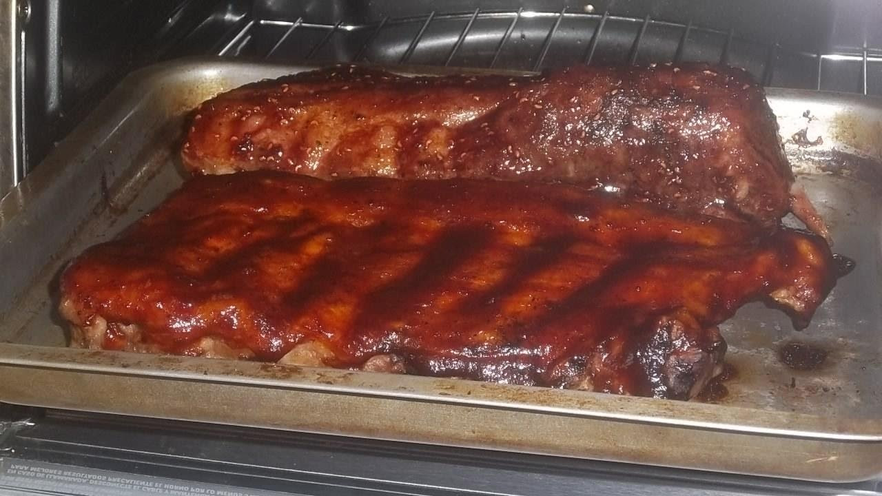 Recipes Baby Back Ribs Oven
 Easy Pork Baby Back Ribs Recipe Cooked in the Toaster Oven