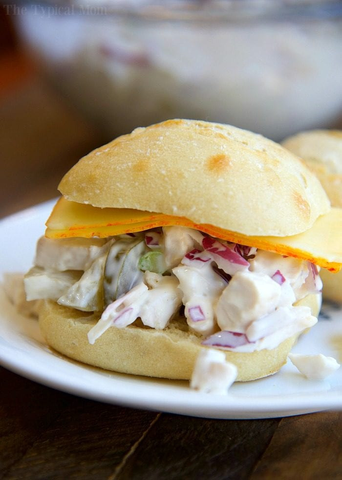 Recipes Chicken Salad Sandwiches
 Easy Chicken Salad Sandwich Recipe · The Typical Mom