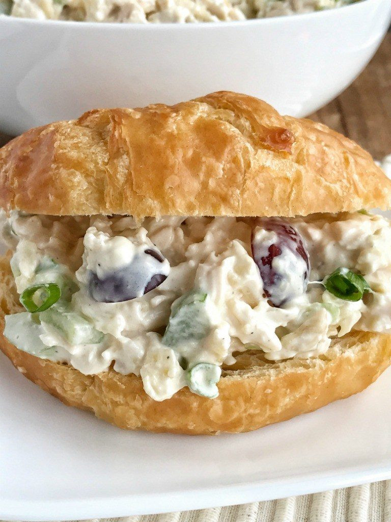 Recipes Chicken Salad Sandwiches
 Delicious Chicken Salad Sandwich With Grapes Recipe