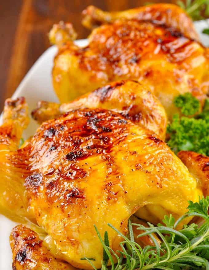 Recipes Cornish Game Hens
 Cornish Game Hens with Bourbon Glaze Recipe