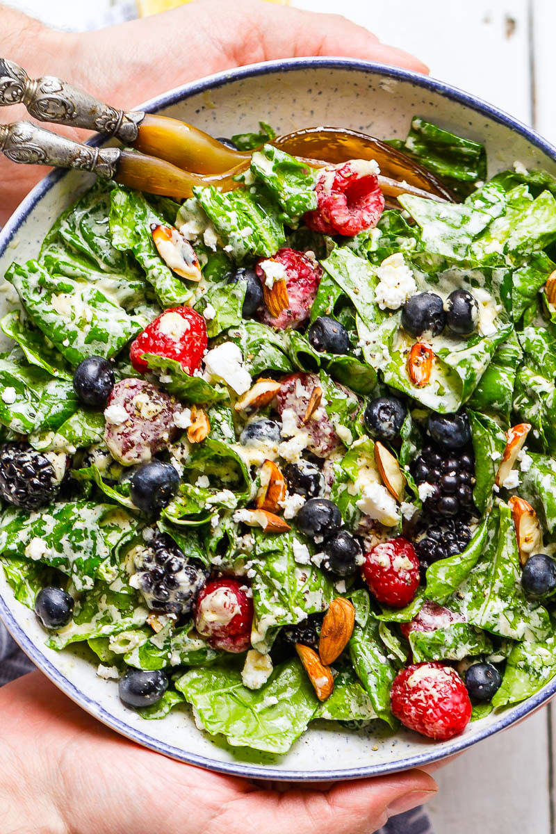 Recipes For Baby Spinach
 Mixed Berries Spinach Salad Recipe — Eatwell101