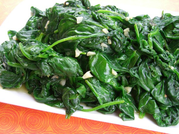 Recipes For Baby Spinach
 Sauteed Baby Spinach And Garlic Recipe Food