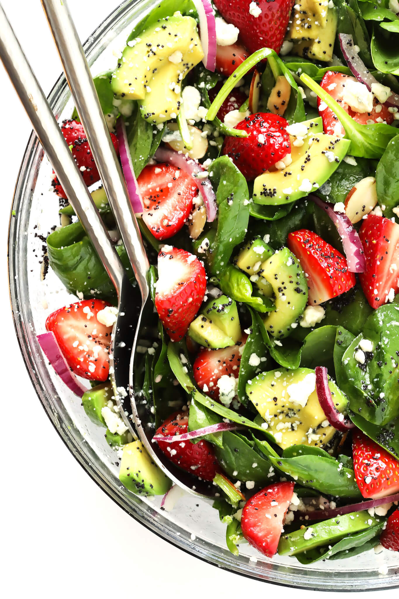 Recipes For Baby Spinach
 Avocado Strawberry Spinach Salad with Poppyseed