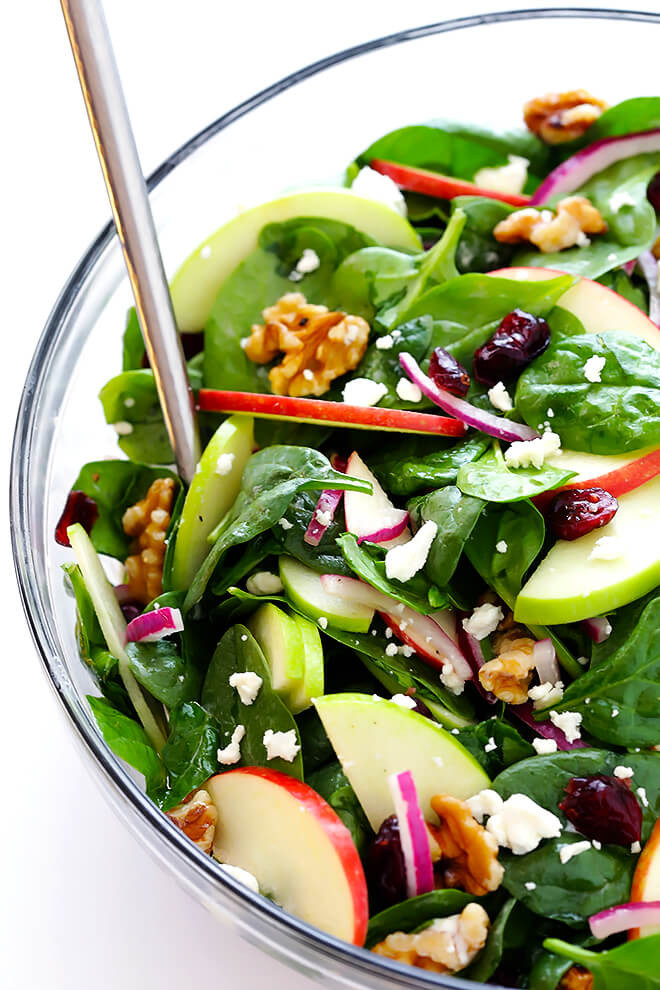 Recipes For Baby Spinach
 My Favorite Apple Spinach Salad