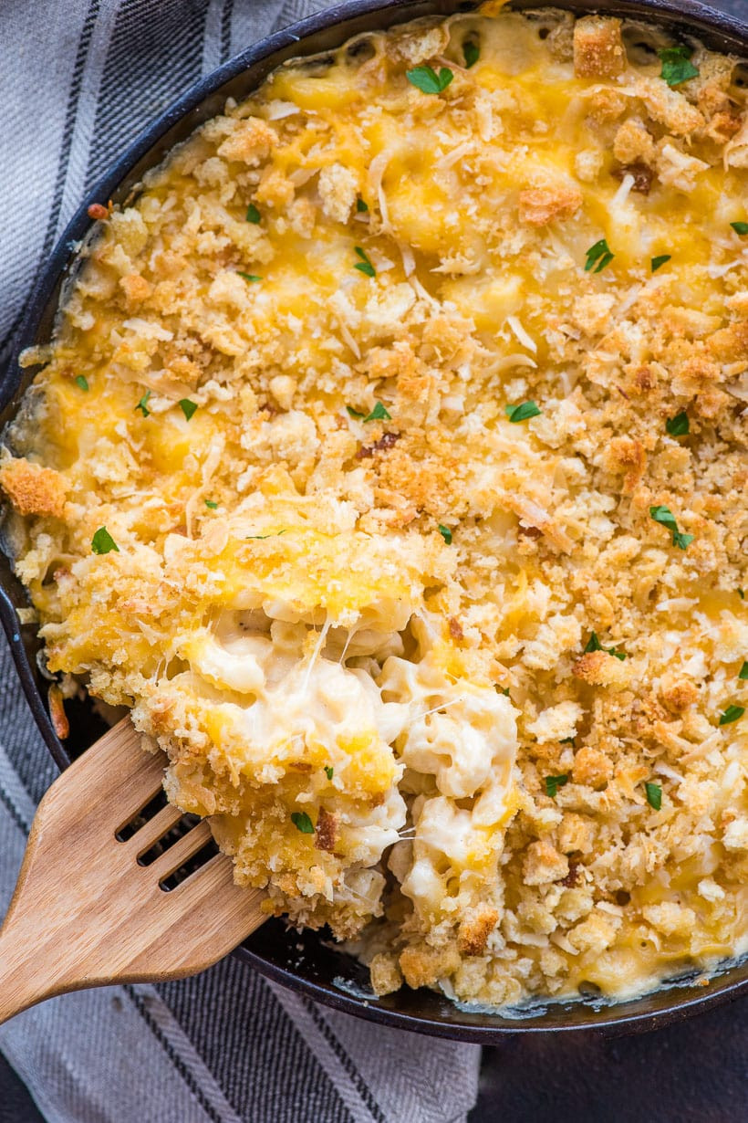 Recipes For Baked Mac And Cheese With Bread Crumbs
 Creamy Baked Mac and Cheese with Panko Crumb Topping