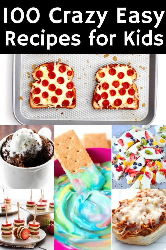 Recipes For Children
 100 Crazy Easy Recipes for Kids