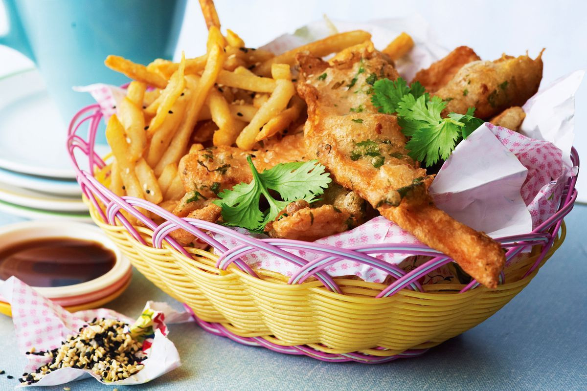 Recipes For Fish And Chips
 Asian style fish and sesame salt chips Recipes