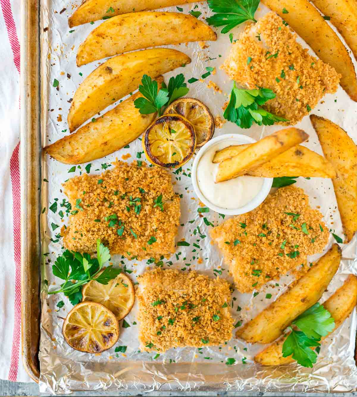 Recipes For Fish And Chips
 Baked Fish and Chips Recipe