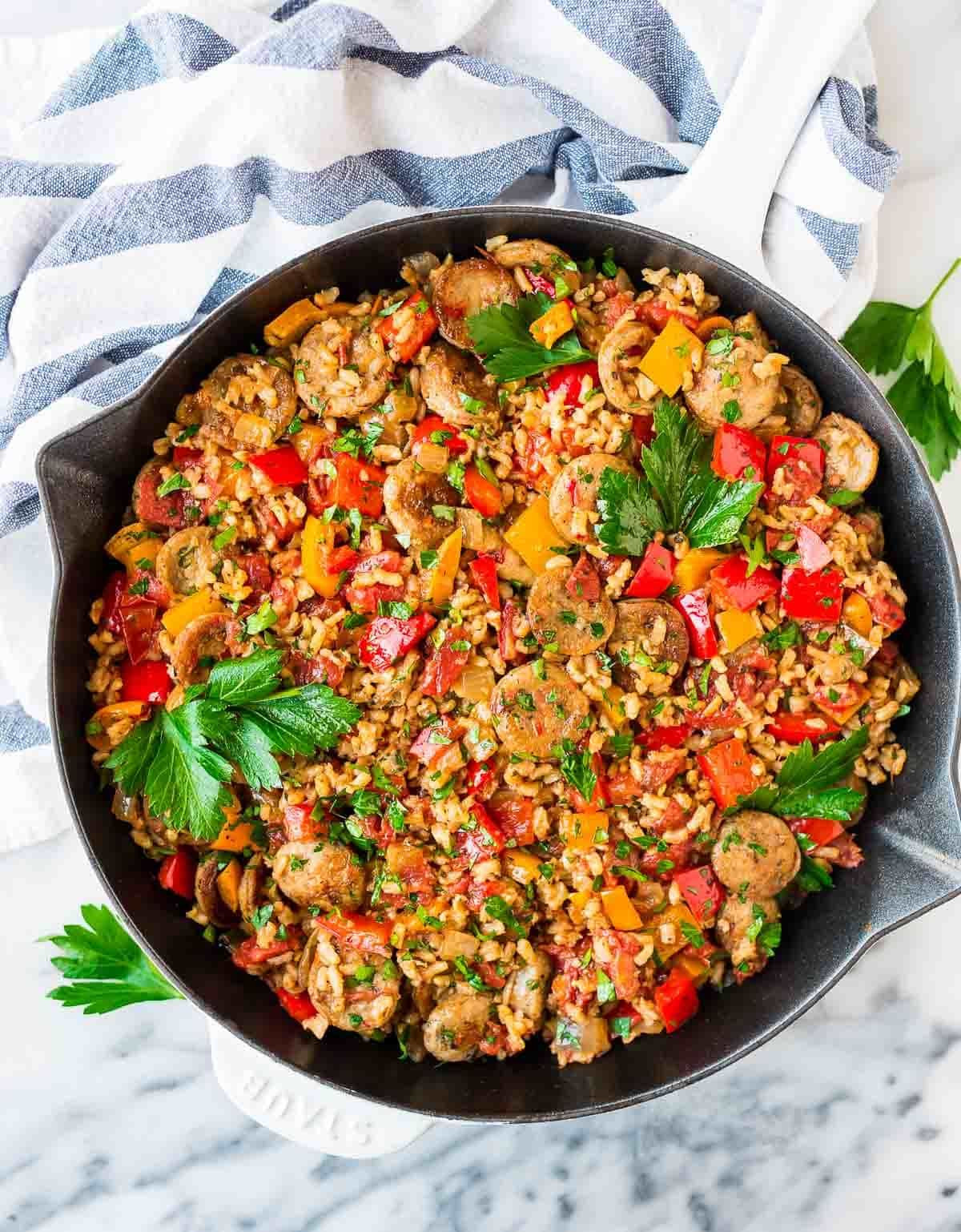 Recipes For Italian Sausage
 Italian Sausage and Rice Casserole e Pan Meal