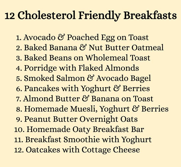Recipes For Low Cholesterol Diet
 12 Delicious Breakfasts That Can Help To Lower Cholesterol