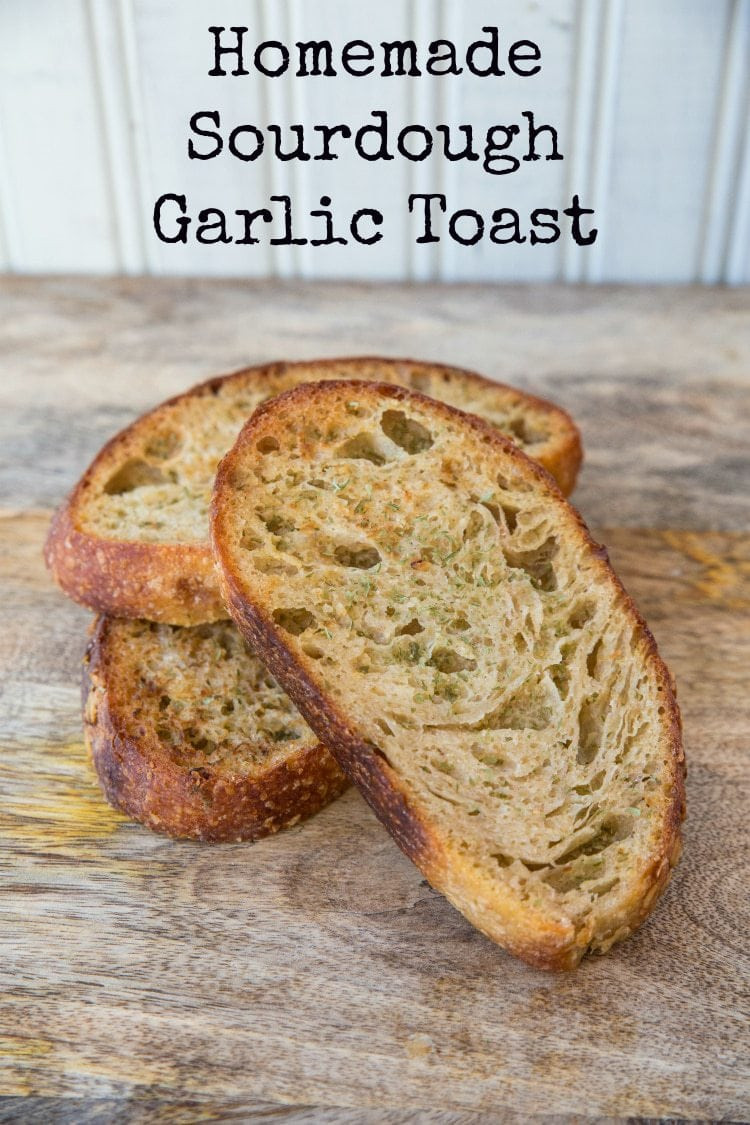 Recipes Using Bread
 Homemade Garlic Bread Recipe Using Sourdough