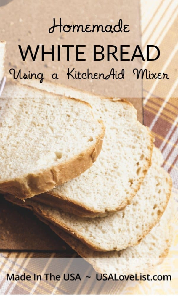 Recipes Using Bread
 Homemade White Bread Recipe using a KitchenAid Mixer • USA