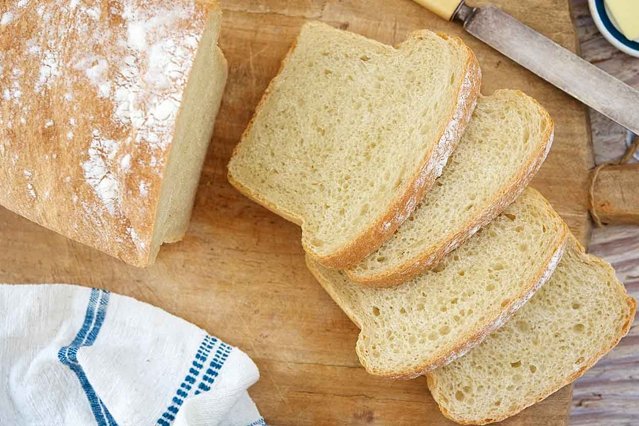 Recipes Using Bread
 Basic Sourdough Bread Recipe