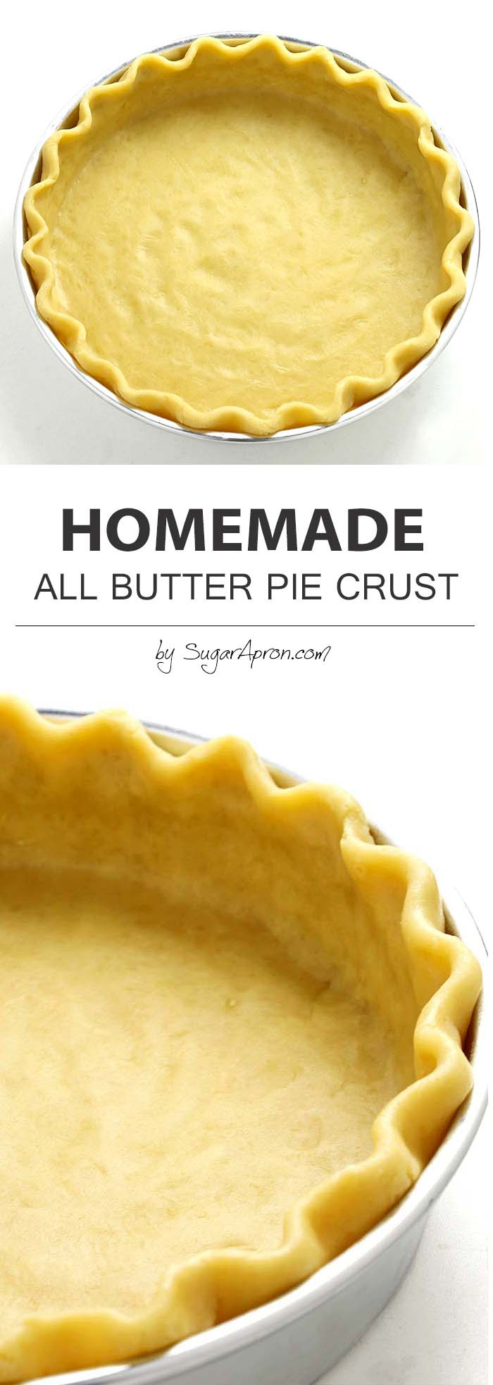 Recipes Using Pie Crust
 Homemade All Butter Pie Crust Sugar Apron