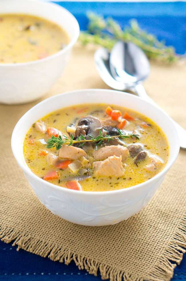 Recipes With Chicken And Cream Of Mushroom Soup
 Creamy Chicken and Mushroom Soup