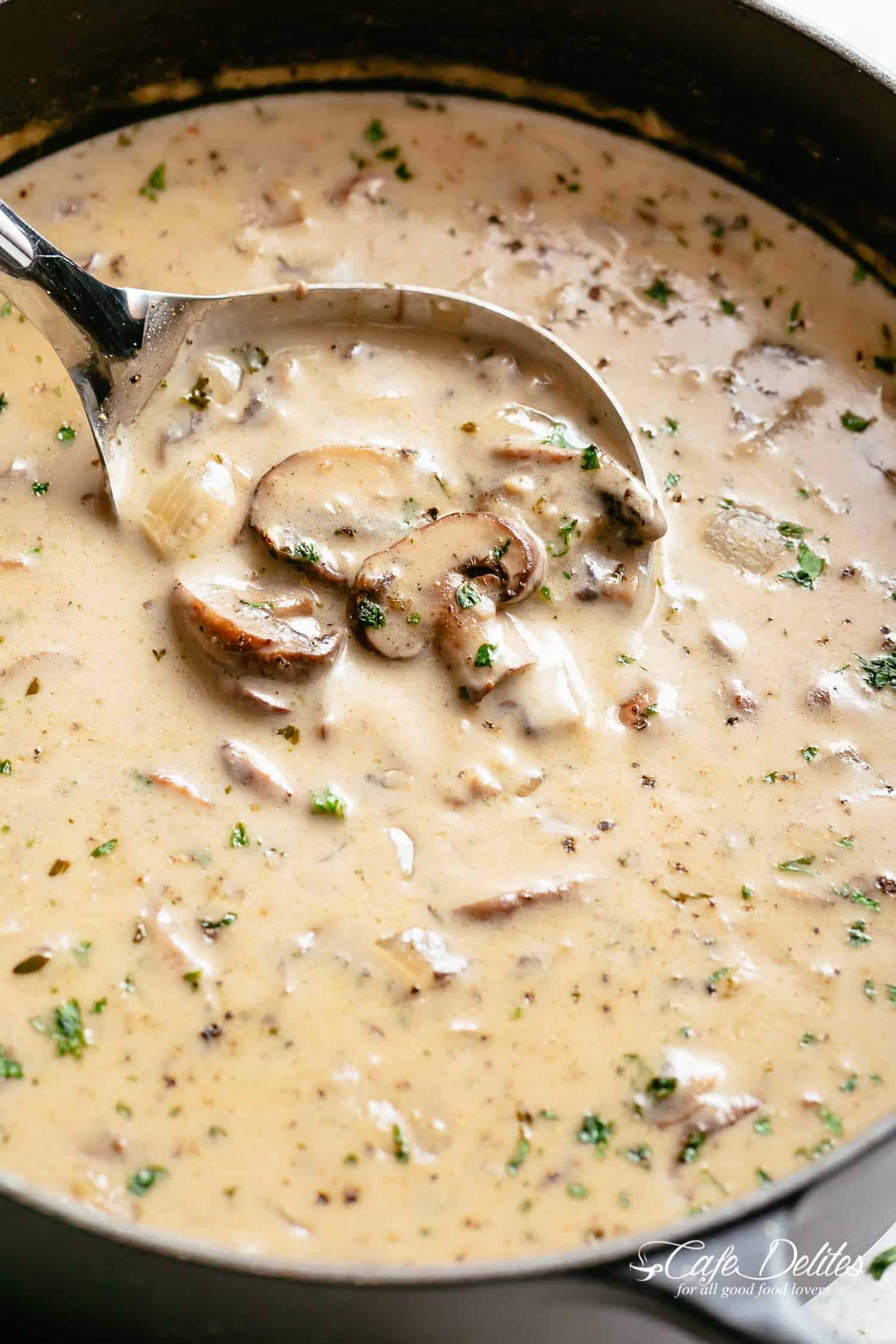 Recipes With Chicken And Cream Of Mushroom Soup
 Cream of Mushroom Soup Cafe Delites