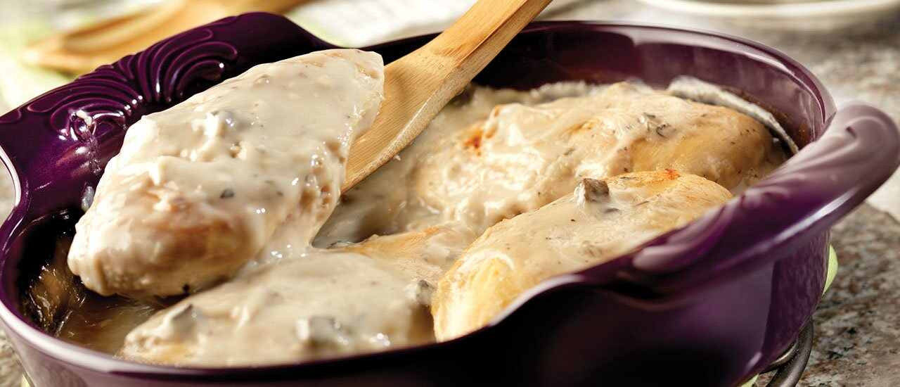 Recipes With Chicken And Cream Of Mushroom Soup
 Tasty 2 Step Chicken Bake Recipe