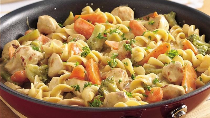 Recipes With Egg Noodles And Chicken
 Chicken and Noodles Skillet recipe from Betty Crocker