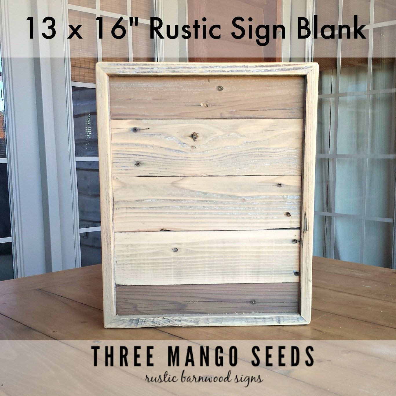 Reclaimed Wood Signs DIY
 Blank Rustic Wood Sign 13 x 16 Reclaimed Wood