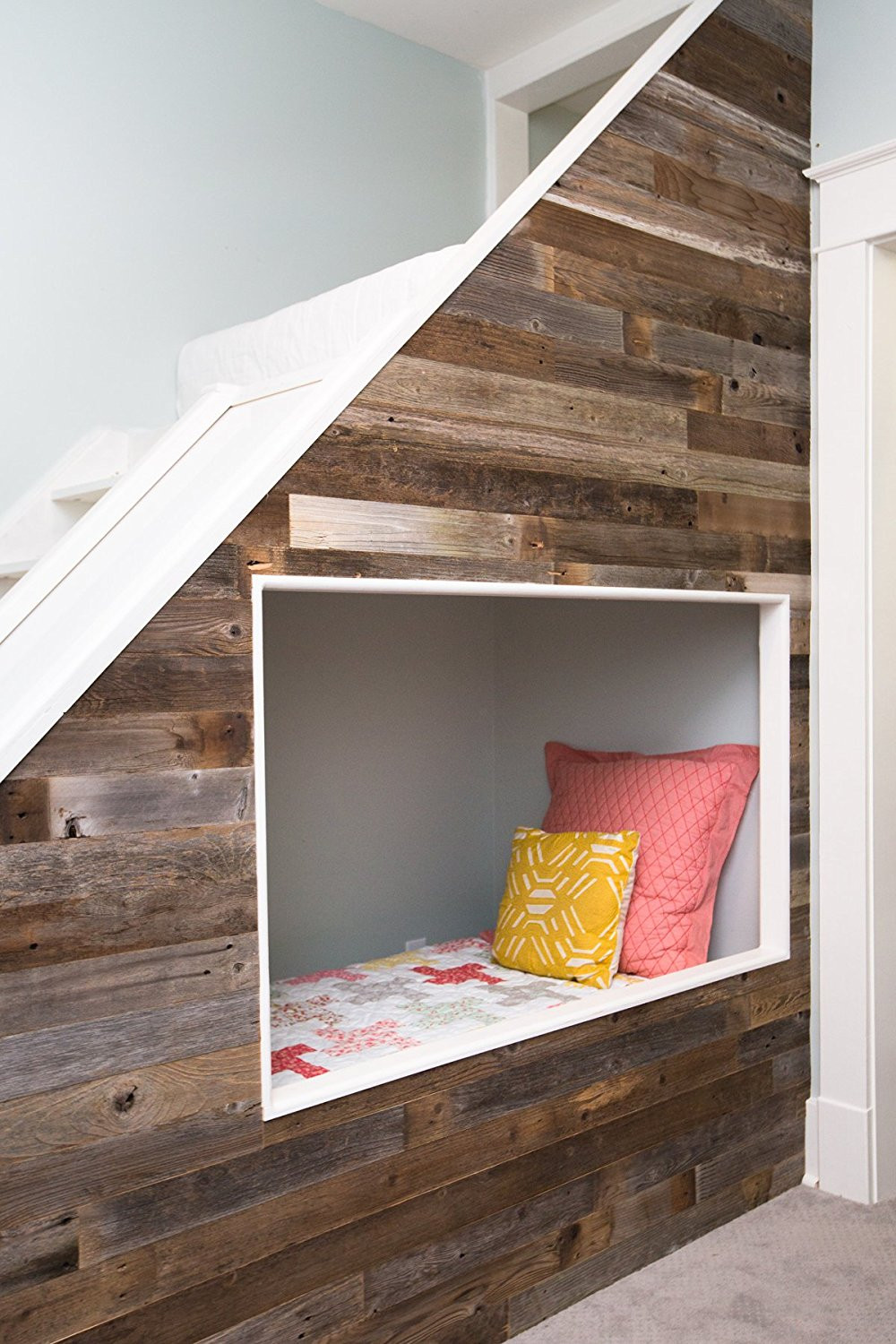 Reclaimed Wood Walls DIY
 DIY Reclaimed Barn Wood Wall Just peel and stick to apply