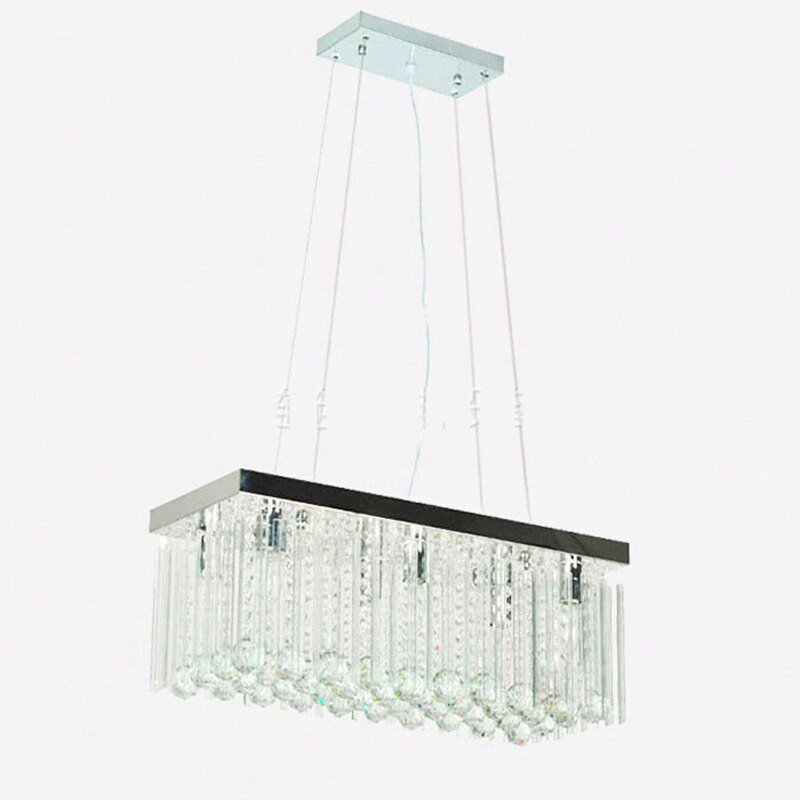 Rectangular Light Fixture For Kitchen
 LED Modern Rectangular Crystal Chandelier Light Fixture