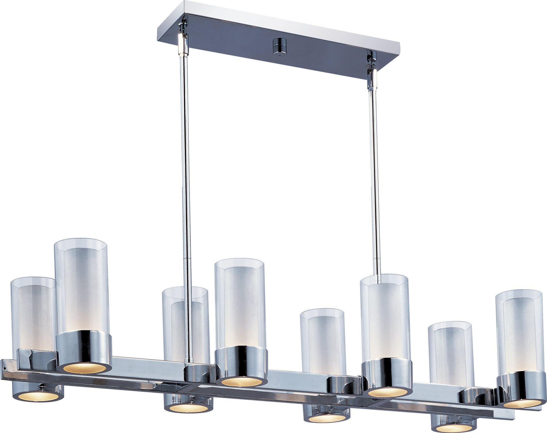 Rectangular Light Fixture For Kitchen
 Maxim Lighting CLFTPC Silo Modern Contemporary