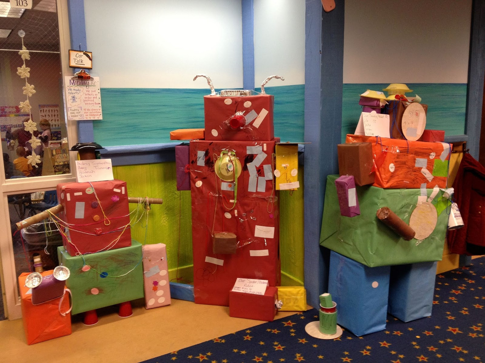 Recycling Craft For Preschoolers
 From The Hive Rr Robot day preschool style