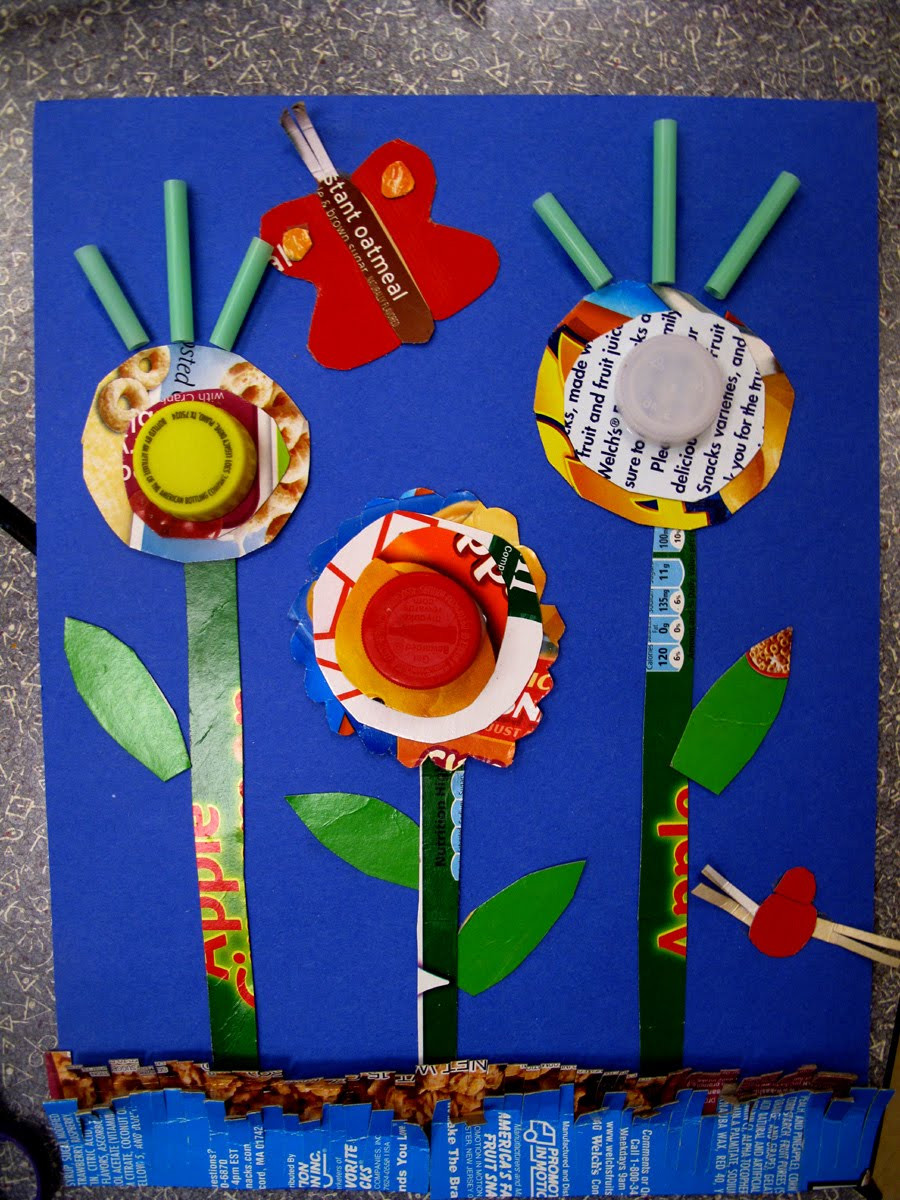 Recycling Craft For Preschoolers
 Gardens from Recycled Materials