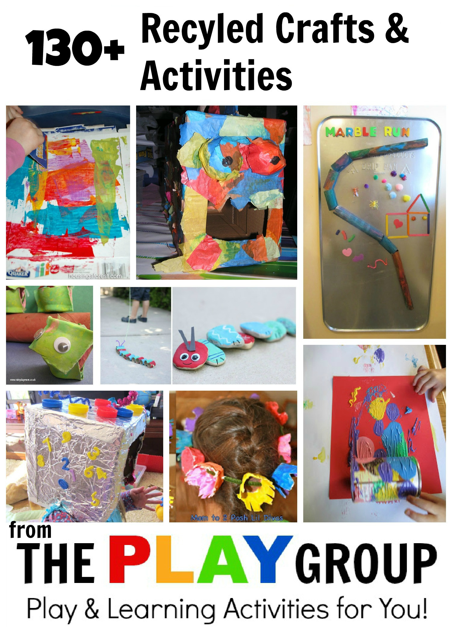 Recycling Craft For Preschoolers
 Recycled Crafts & Activities from the PLAY Group