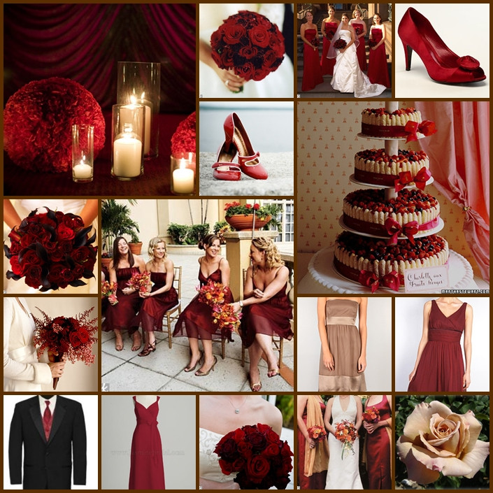 Red And Champagne Wedding Colors
 Wedding Colors Crazy Pics included Please help Feel