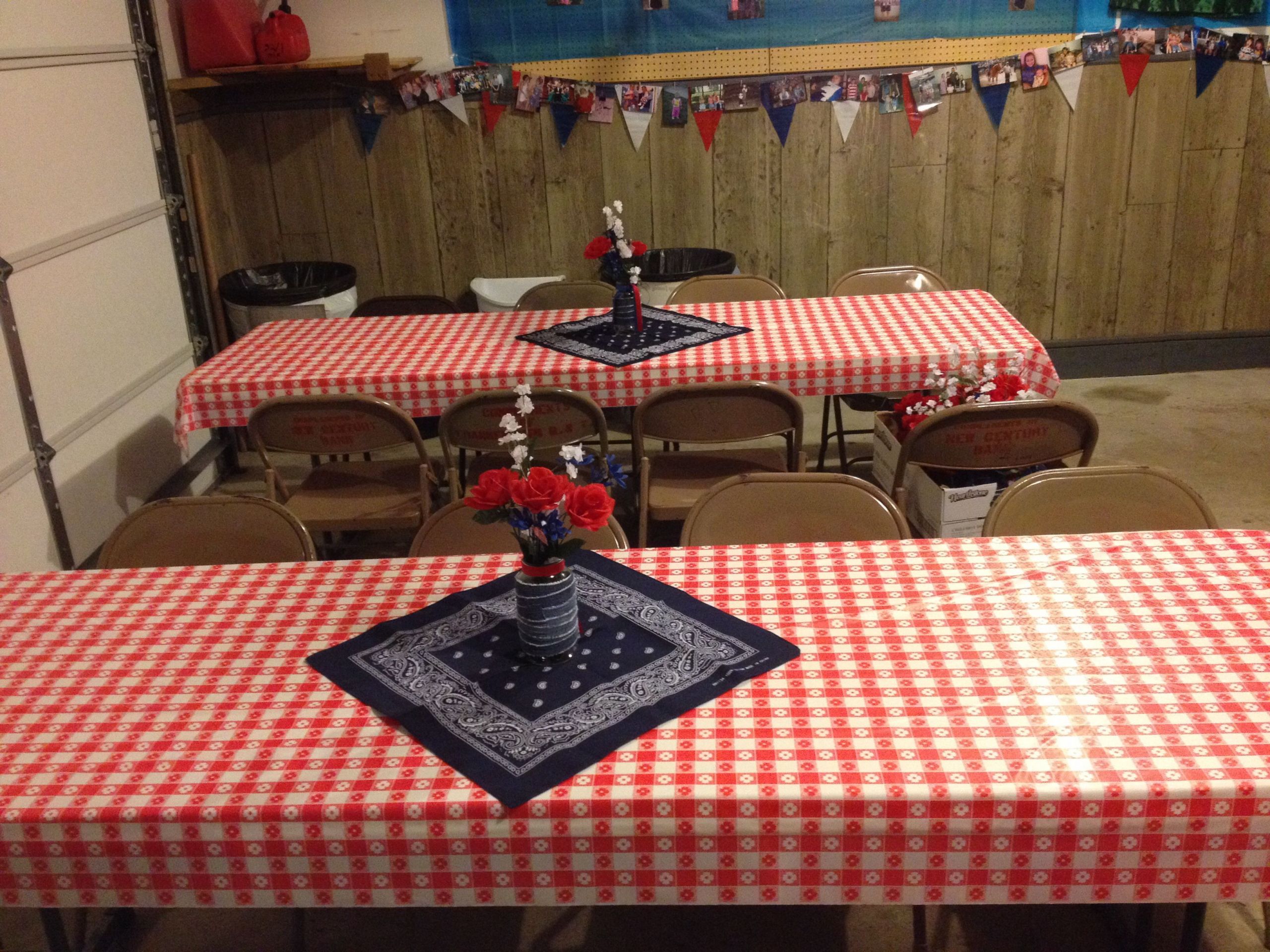 Red And White Graduation Party Ideas
 Country themed graduation party Red white and blue
