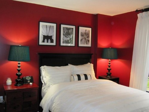Red Paint In Bedroom
 25 Red Bedroom Design Ideas MessageNote