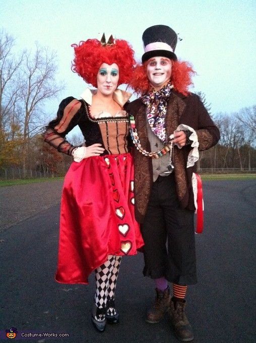 Red Queen Costume DIY
 Red Queen and the Mad Hatter Costume
