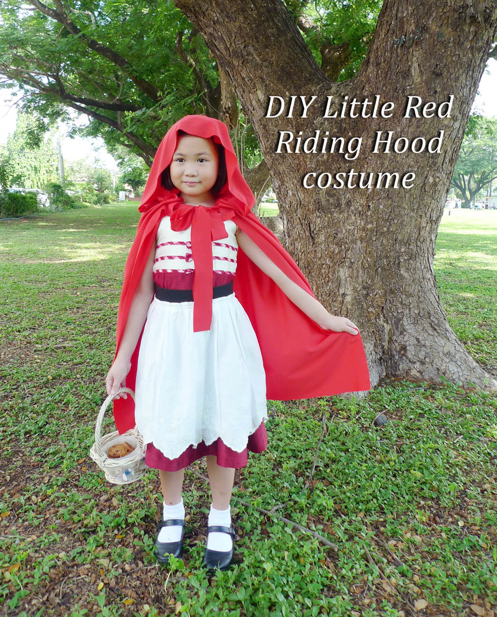 Red Riding Hood DIY Costume
 MrsMommyHolic DIY Little Red Riding Hood Costume