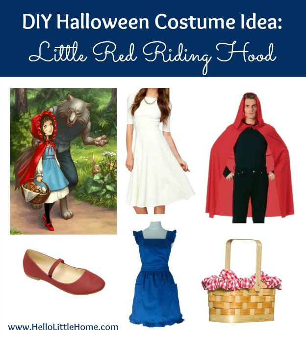 Red Riding Hood DIY Costume
 3 DIY Halloween Costume Ideas