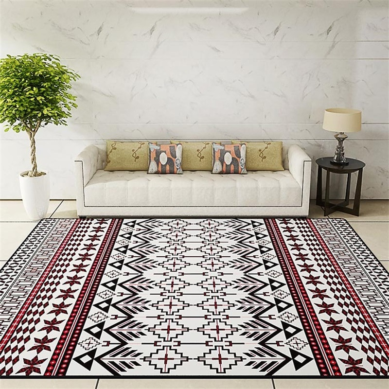 Red Rugs For Living Room
 National Style Parlor Living Room Decorative Carpet Floor