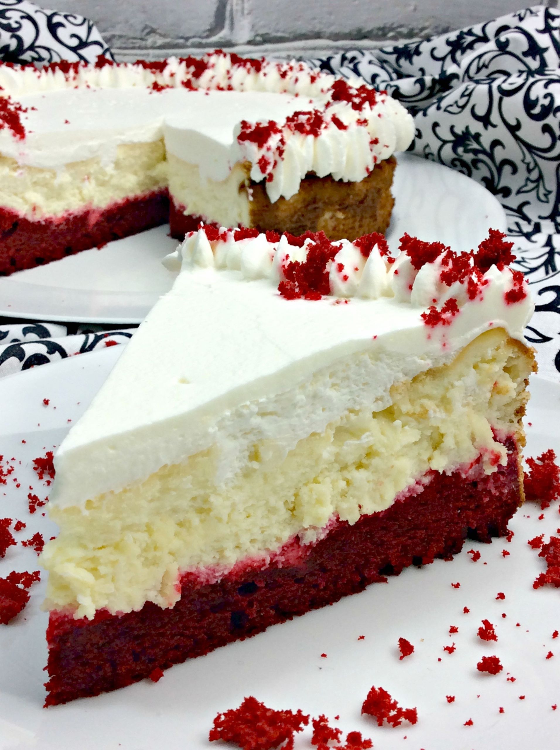 Red Velvet Cheesecake Cake Recipes
 Knock You Naked Red Velvet Cheesecake