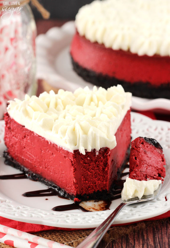 Red Velvet Cheesecake Cake Recipes
 Red Velvet Cheesecake Life Love and Sugar