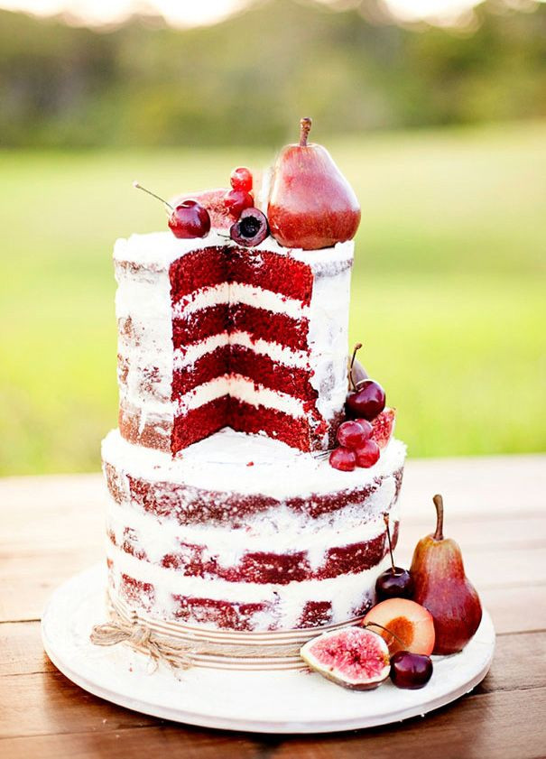 Red Velvet Wedding Cake Recipe
 45 Deep Red Wedding Ideas for Fall Winter Weddings